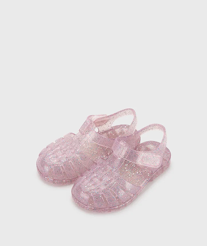 Igor 10329-385 Clasica Cristal Sandals, Tr.Rosa Multi Glitter