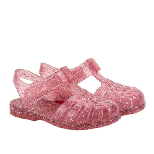 Igor 10329-387 Clasica Cristal Sandals, Tr.Fucsia Multi Glitter