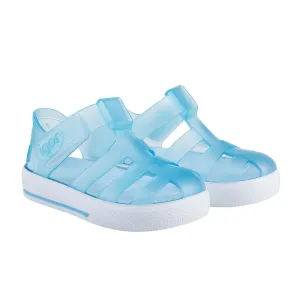 Igor Jellies Star Transparent Celeste Baby Blue Sandal