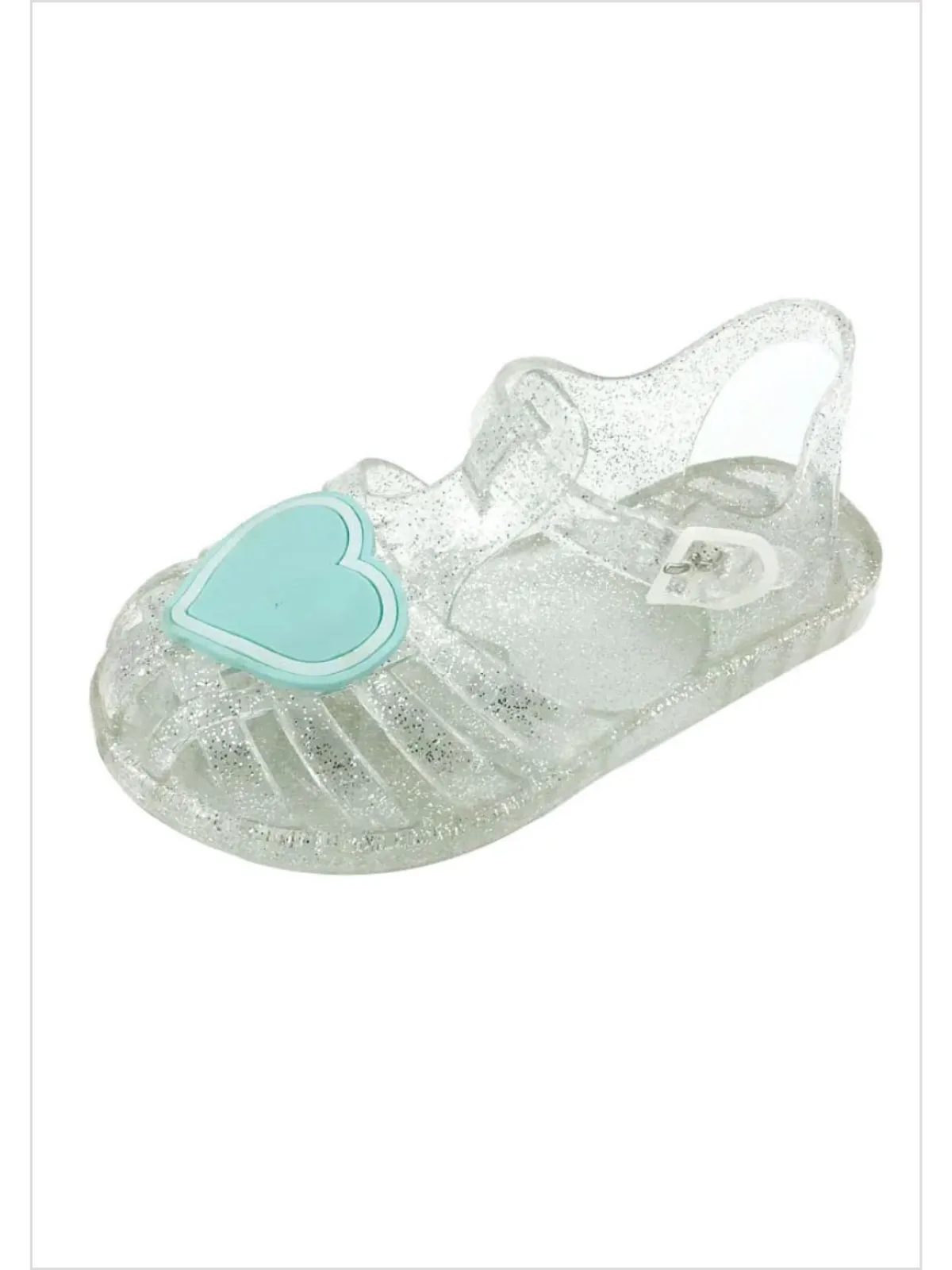 In Step Jelly Heart Sandals by Liv and Mia