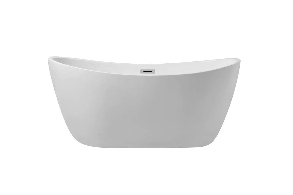 Ines 54" Soaking Double Slipper Bathtub