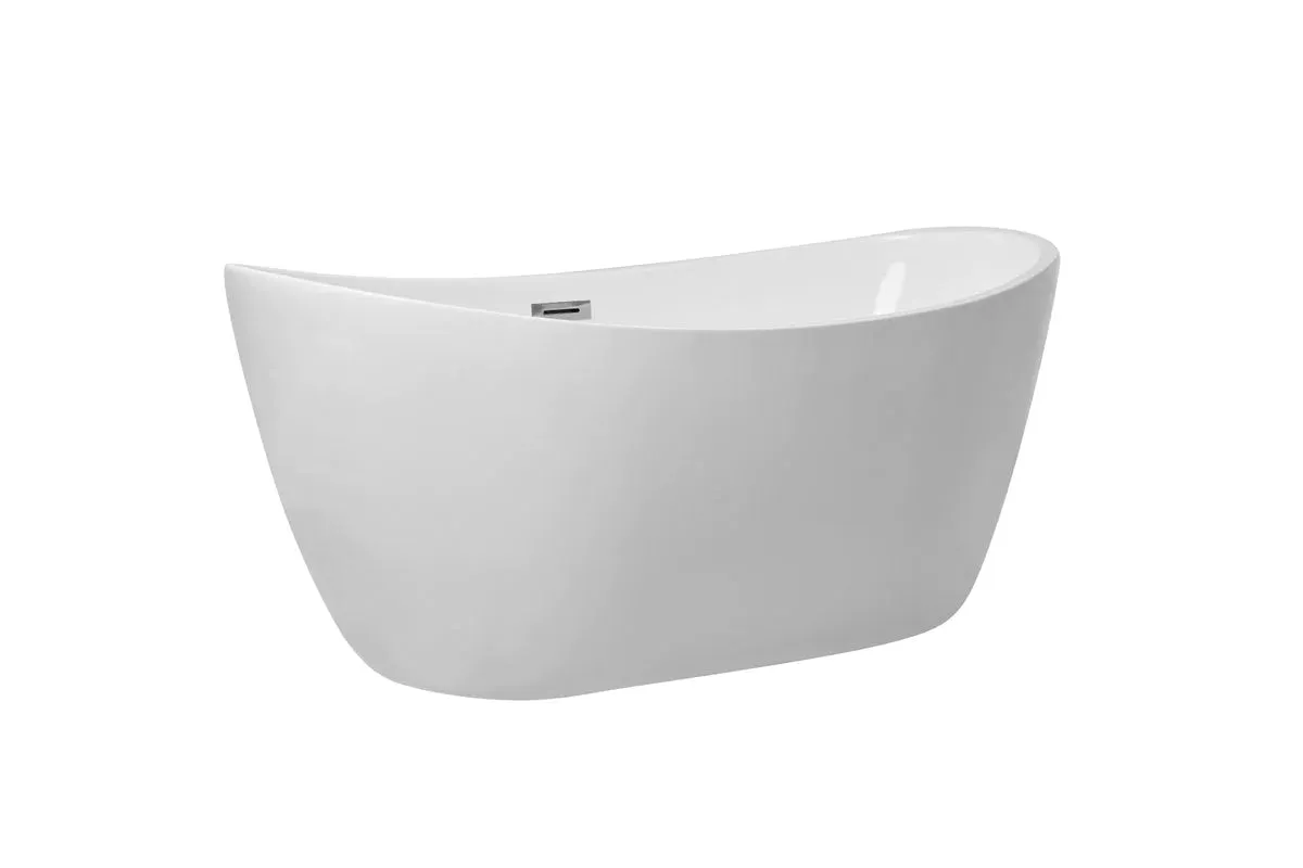 Ines 54" Soaking Double Slipper Bathtub