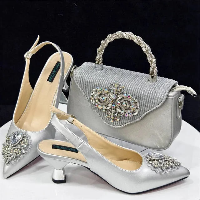 Italian Pumps and Purse Set