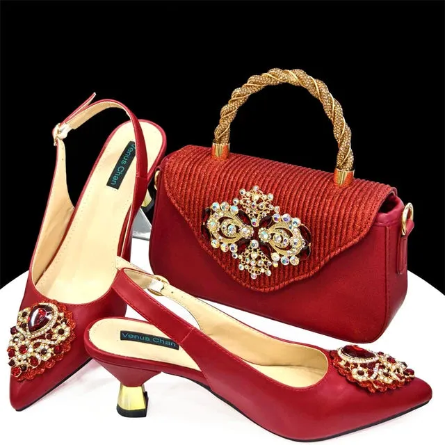 Italian Pumps and Purse Set