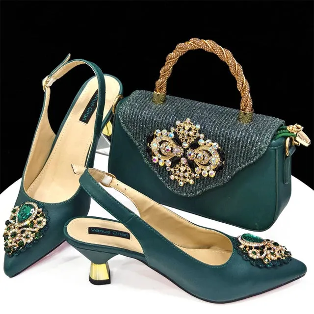 Italian Pumps and Purse Set