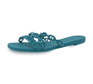 Jelly Chain Beach Sandals Flip Flops