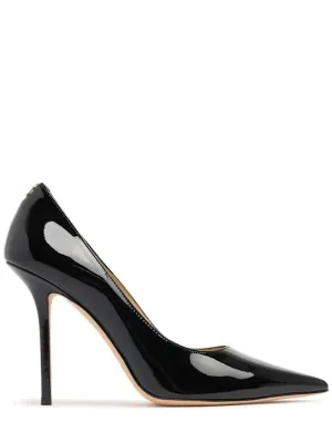 Jimmy Choo   100mm Love patent leather pumps 