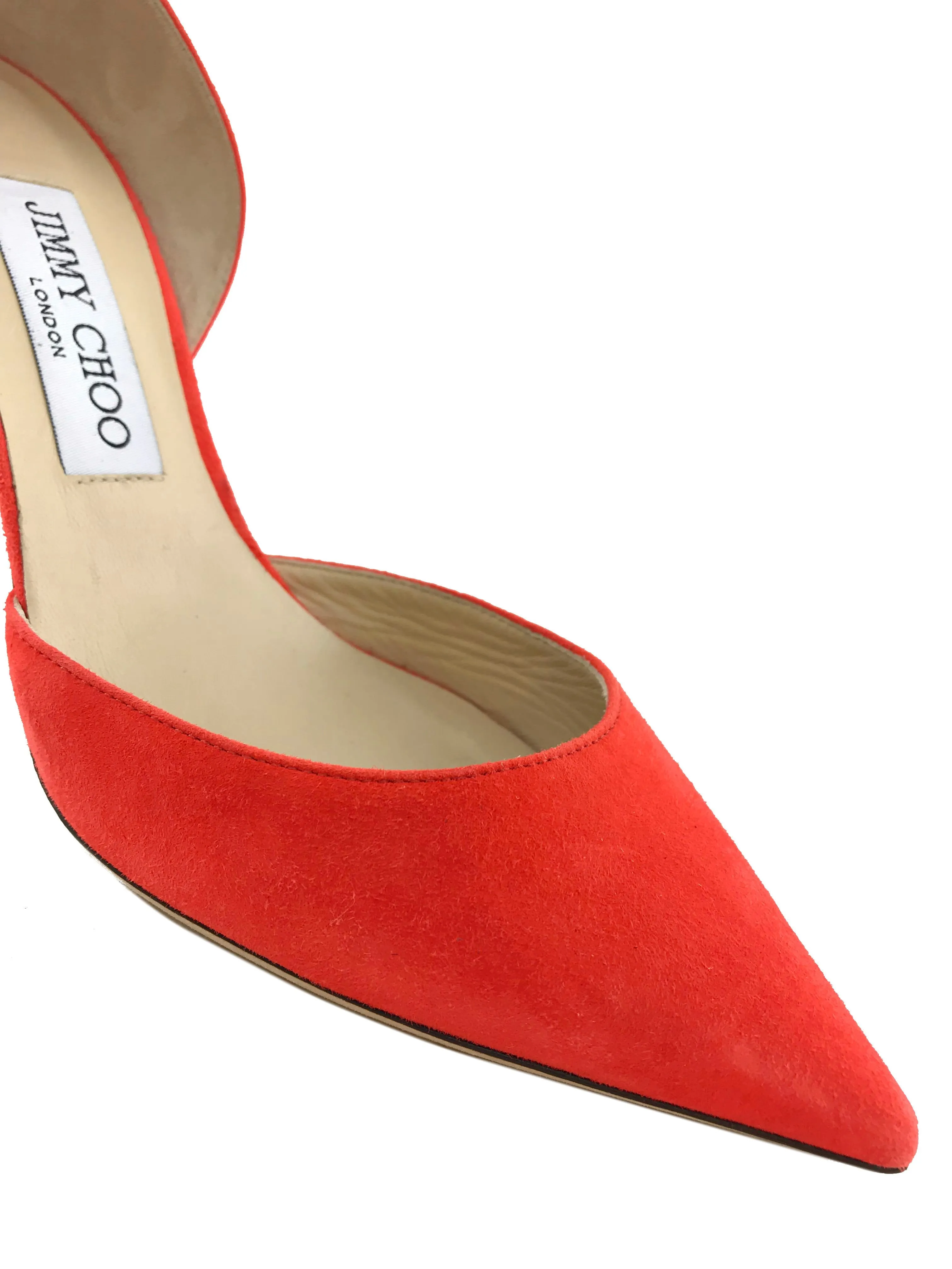 Jimmy Choo Addison Suede d'Orsay Pumps Size 7.5