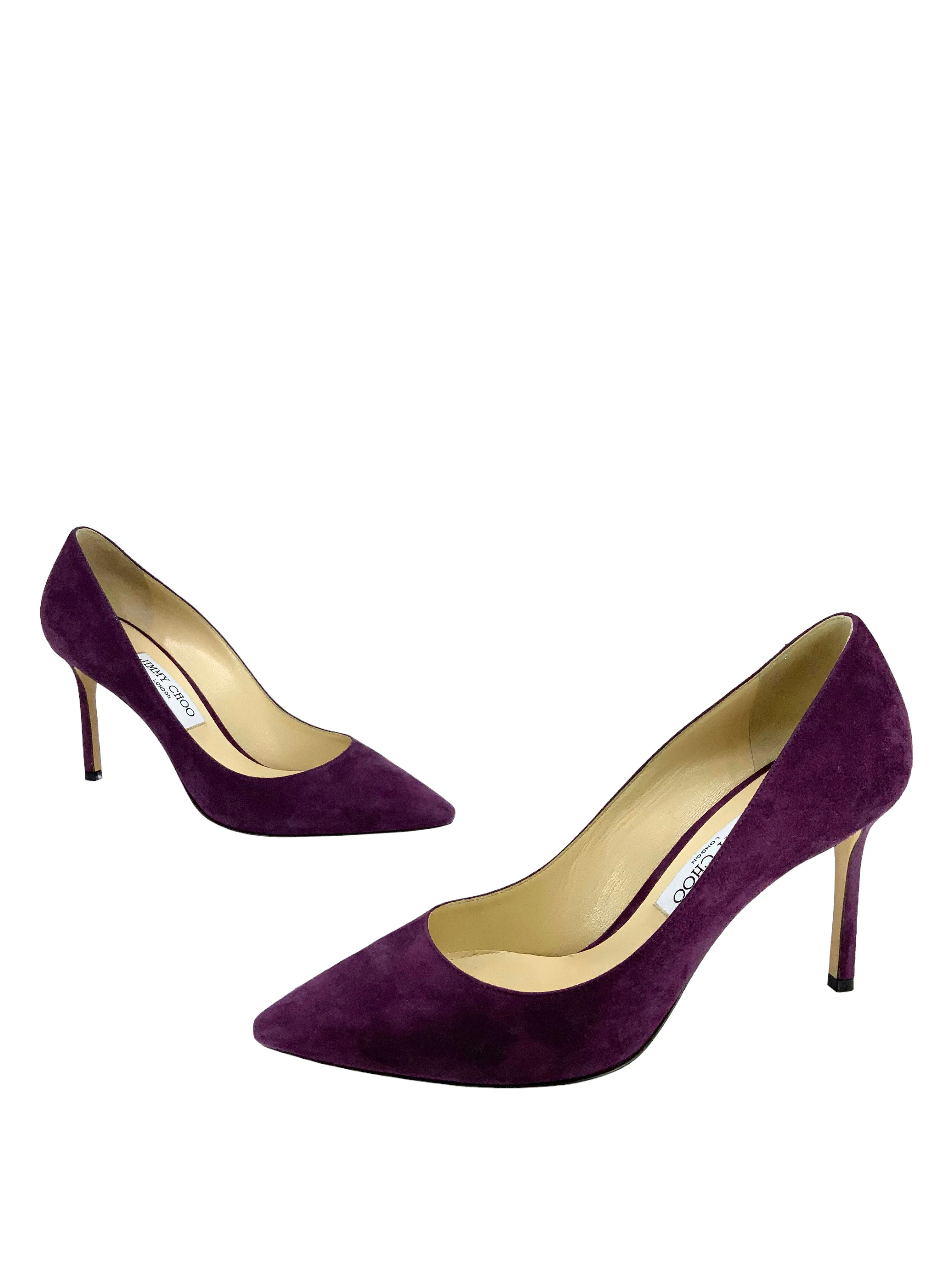 Jimmy Choo Romy 85 Suede Pumps Size 10