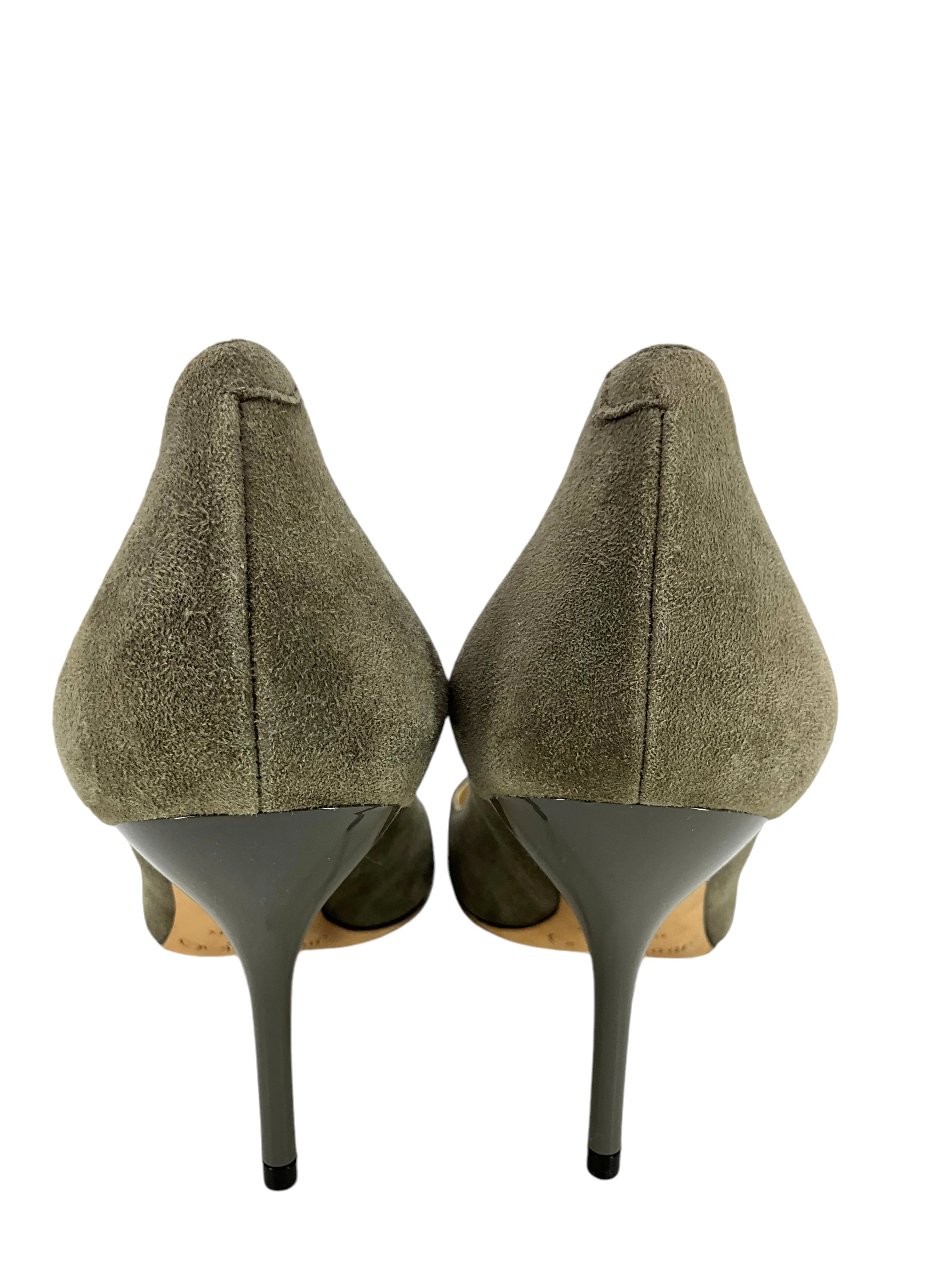 Jimmy Choo Suede Point Toe Pumps Size 7.5