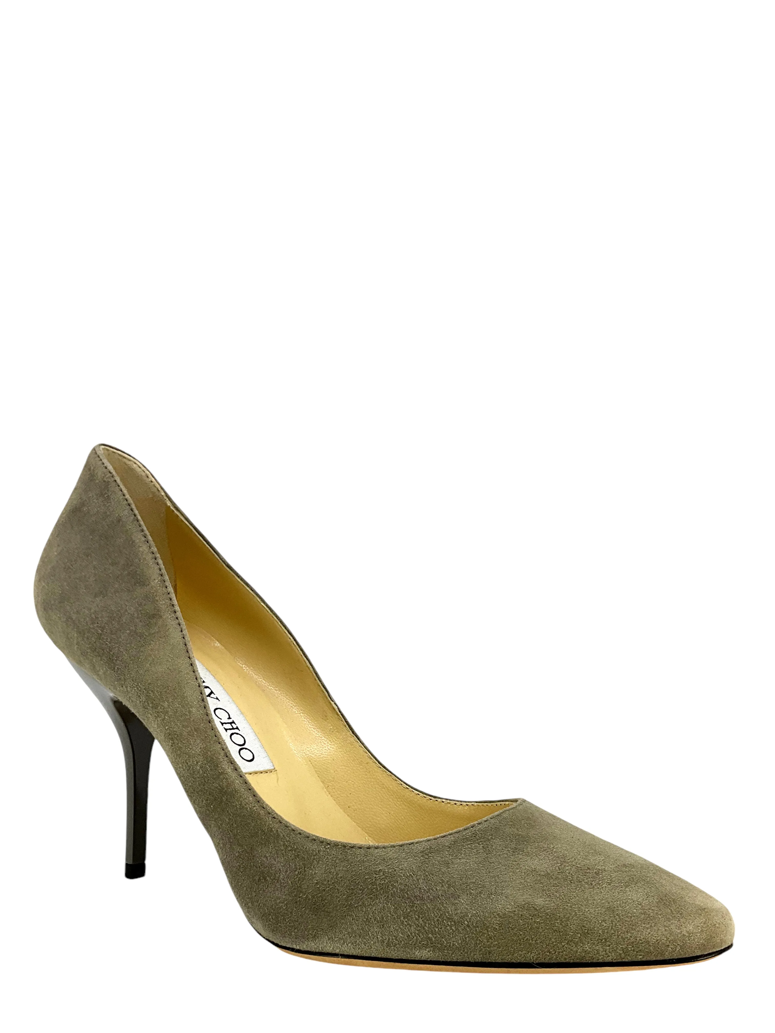 Jimmy Choo Suede Point Toe Pumps Size 7.5