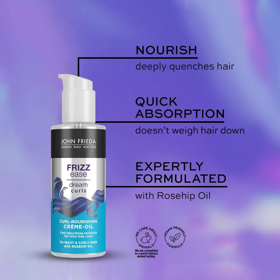 John Frieda Frizz Ease Dream Curls Nourish Crème Oil 100ml