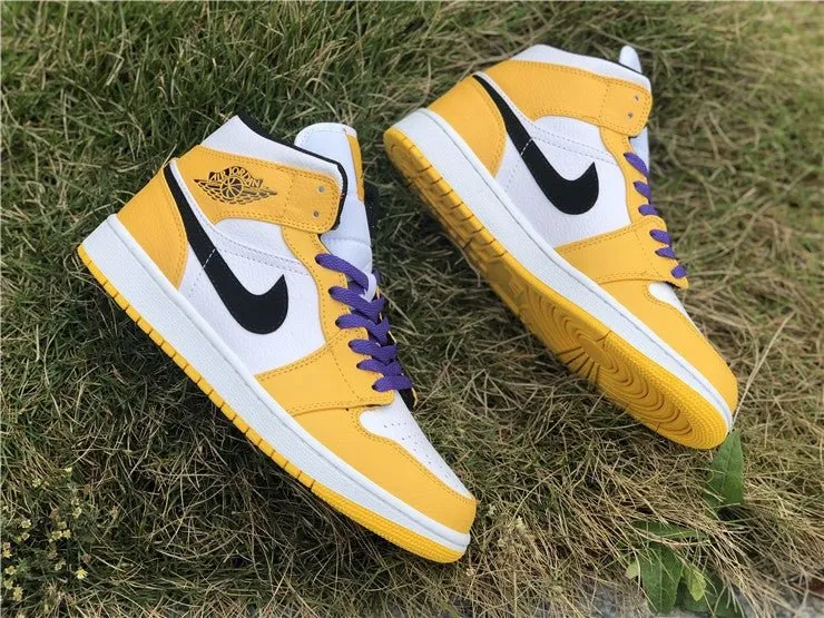 JORDAN 1 MID x SE LAKERS