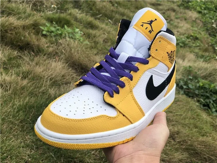 JORDAN 1 MID x SE LAKERS