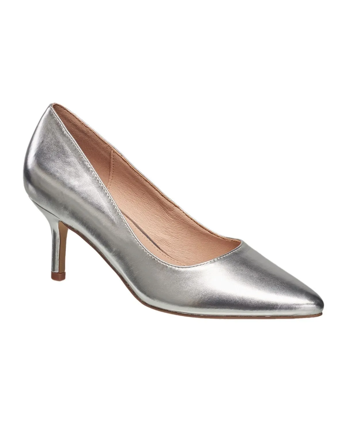 Kate Flex French Connection Women's Pumps, Silver