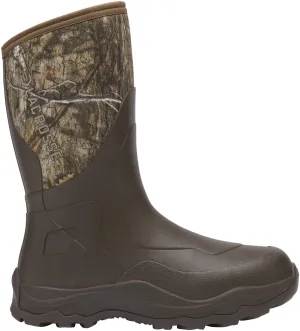 Lacrosse Mens Alpha Agility Field Mossy Oak Country DNA Rubber Work Boots