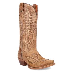 Ladies Dan Post Katina Brown Snip Toe Western Boot - DP5159