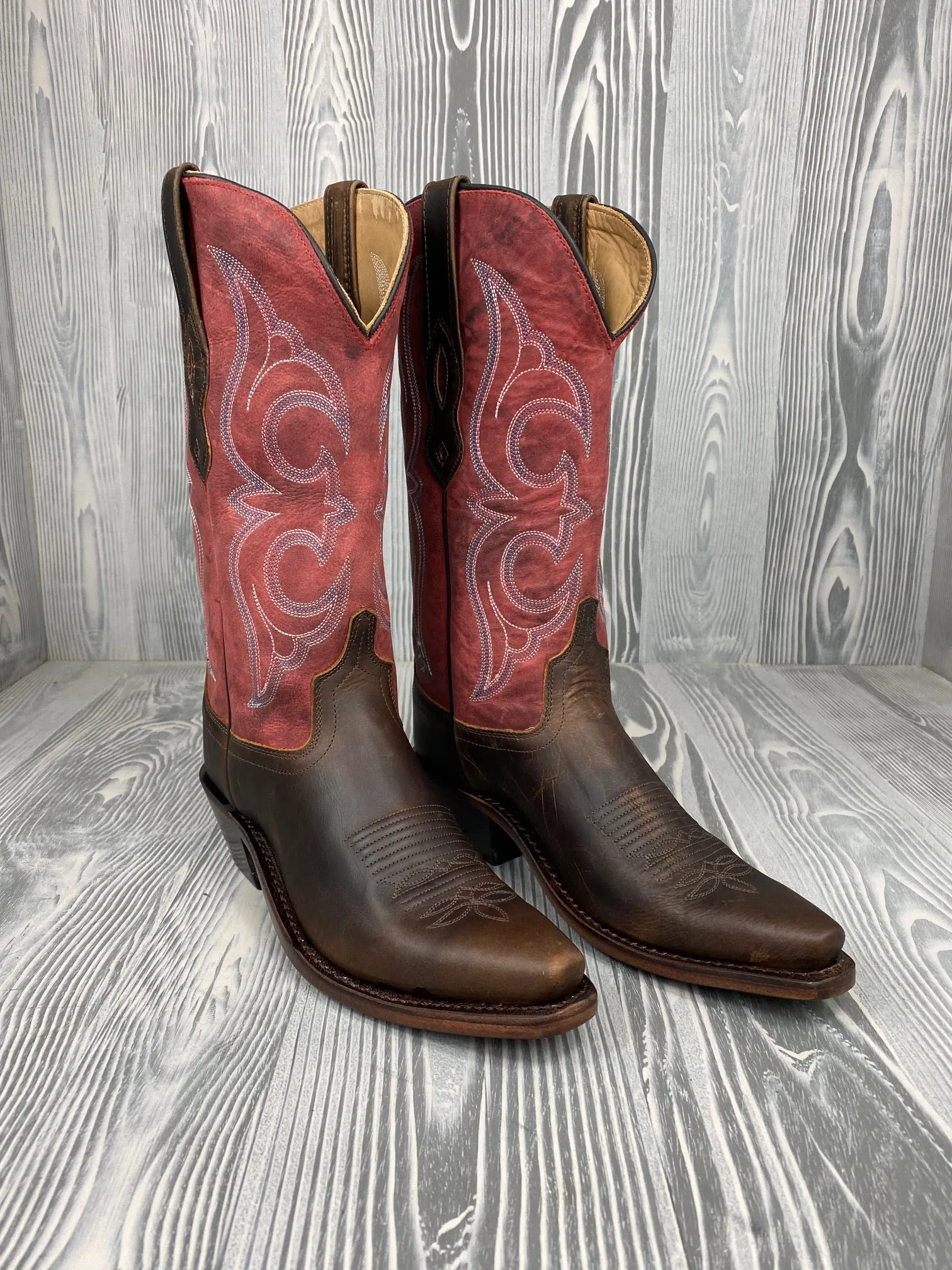 Ladies Old West Snip Toe Western Boot - LF1598