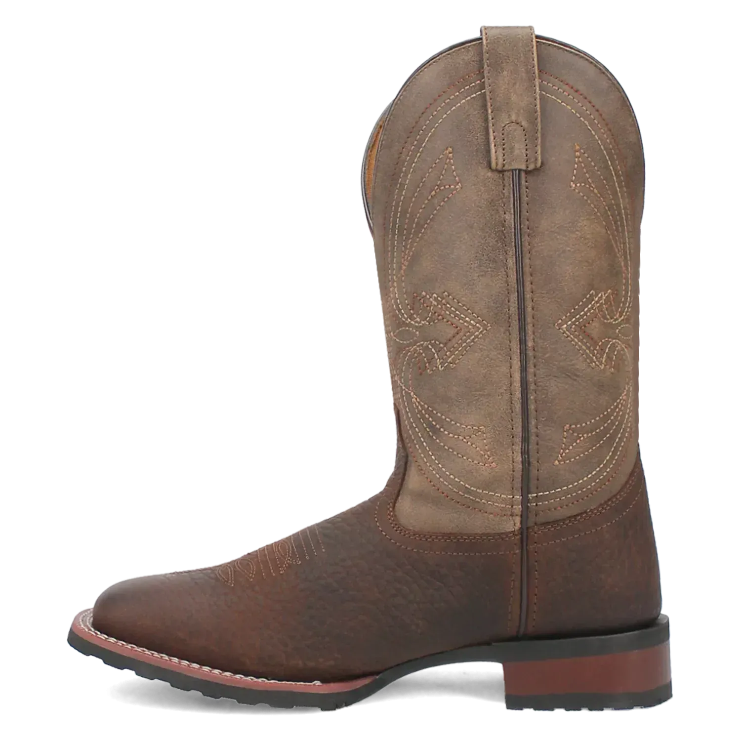 Laredo Elias (Chocolate/Tan) - Men's Leather Cowboy Boots