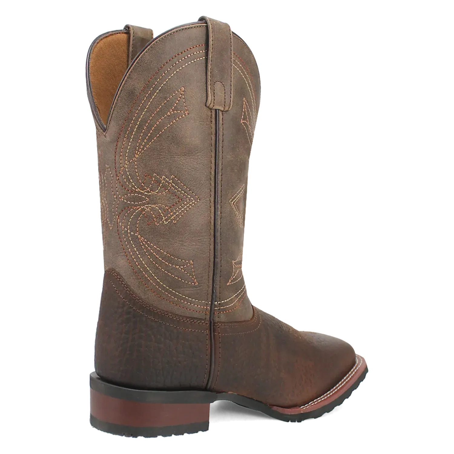 Laredo Elias (Chocolate/Tan) - Men's Leather Cowboy Boots