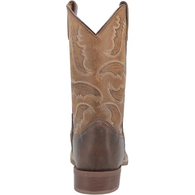 'Laredo' Men's 11" Bradshaw Western Square Toe - Brown / Tan