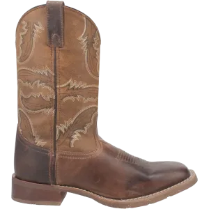 'Laredo' Men's 11" Bradshaw Western Square Toe - Brown / Tan