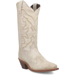 Laredo Women's 12" Reva Snip Toe Western Boot - Bone 52186