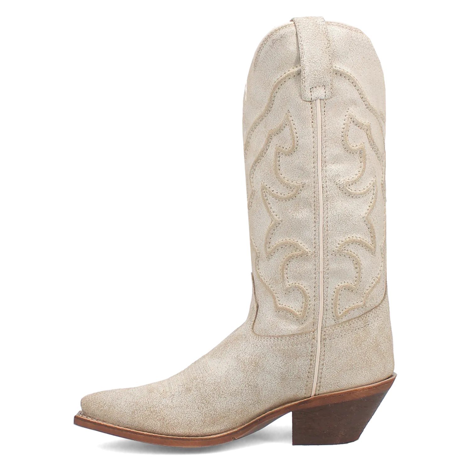 Laredo Women's 12" Reva Snip Toe Western Boot - Bone 52186