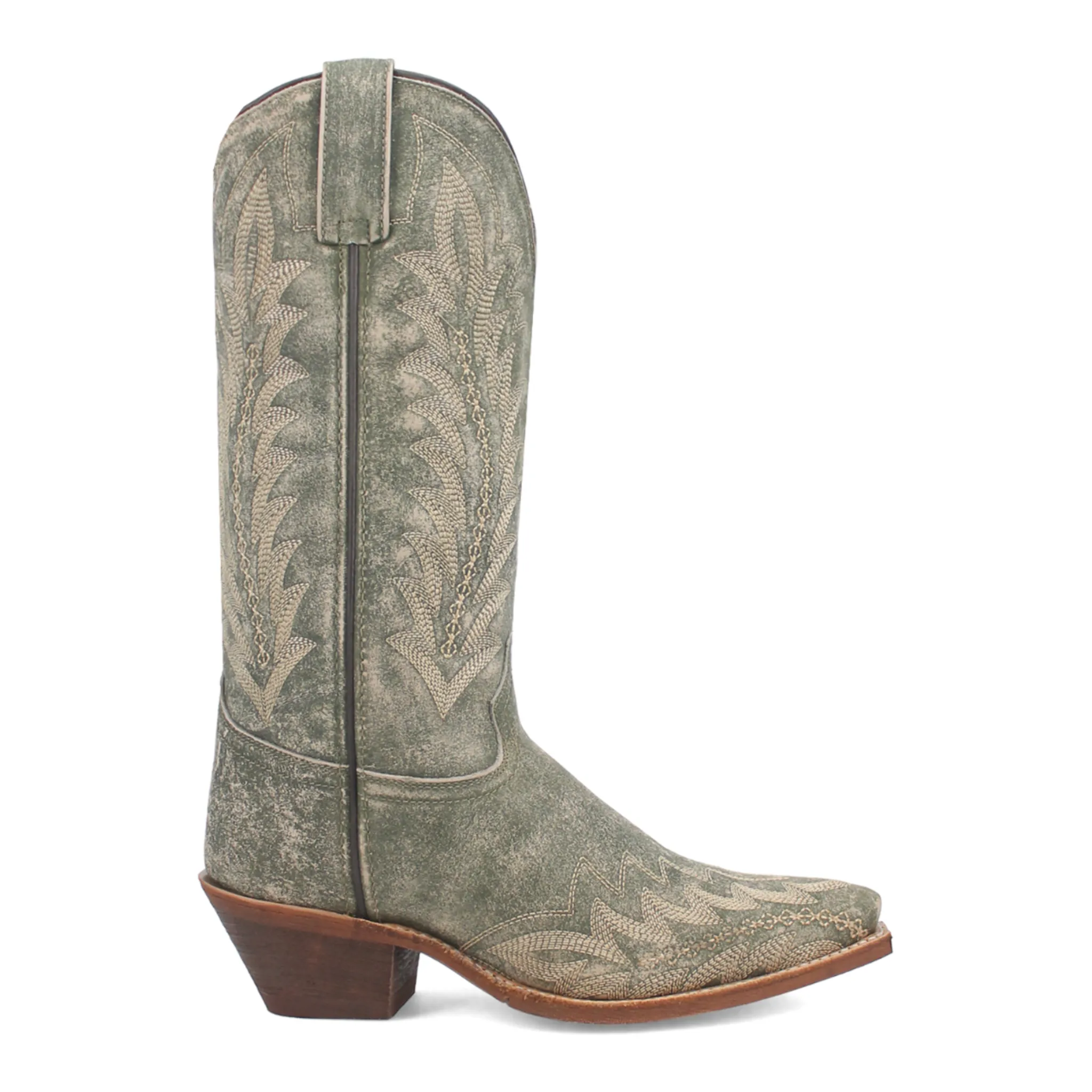 LAREDO WOMEN'S EMMYLEE GREEN WESTERN BOOT - 52159