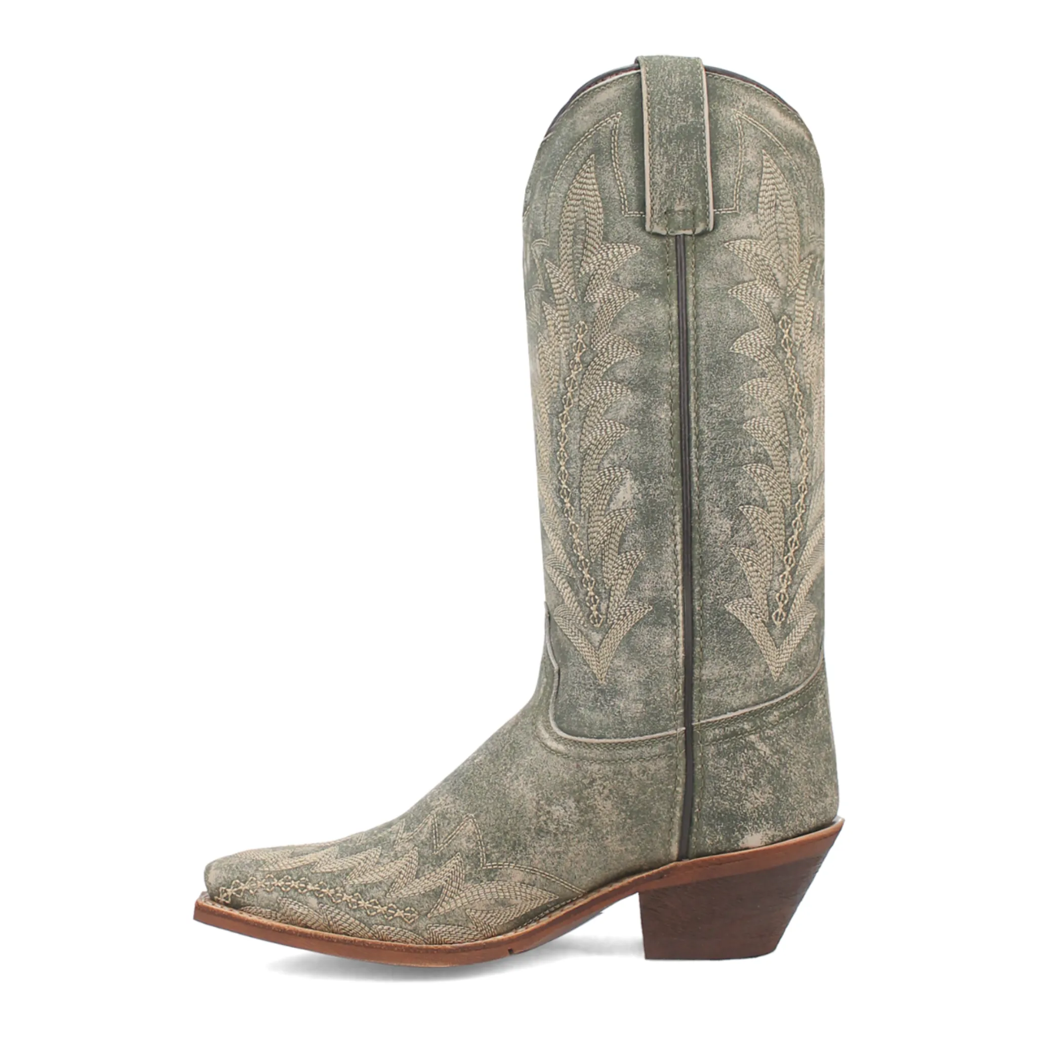 LAREDO WOMEN'S EMMYLEE GREEN WESTERN BOOT - 52159