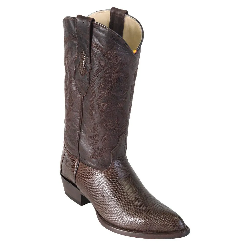 Los Altos Boots Men's Lizard Cowboy Boots J-Toe