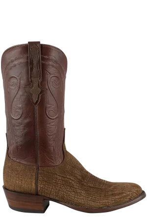 Lucchese Men's Hippo Cowboy Boots - Tan