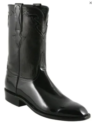 Lucchese Men's L9576 Black Patent Kanga Boot