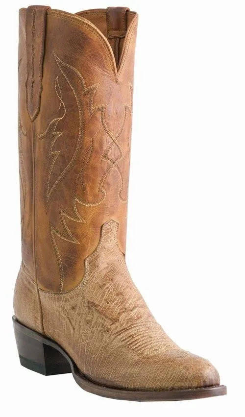 Lucchese Men's Ostrich Boots M1600