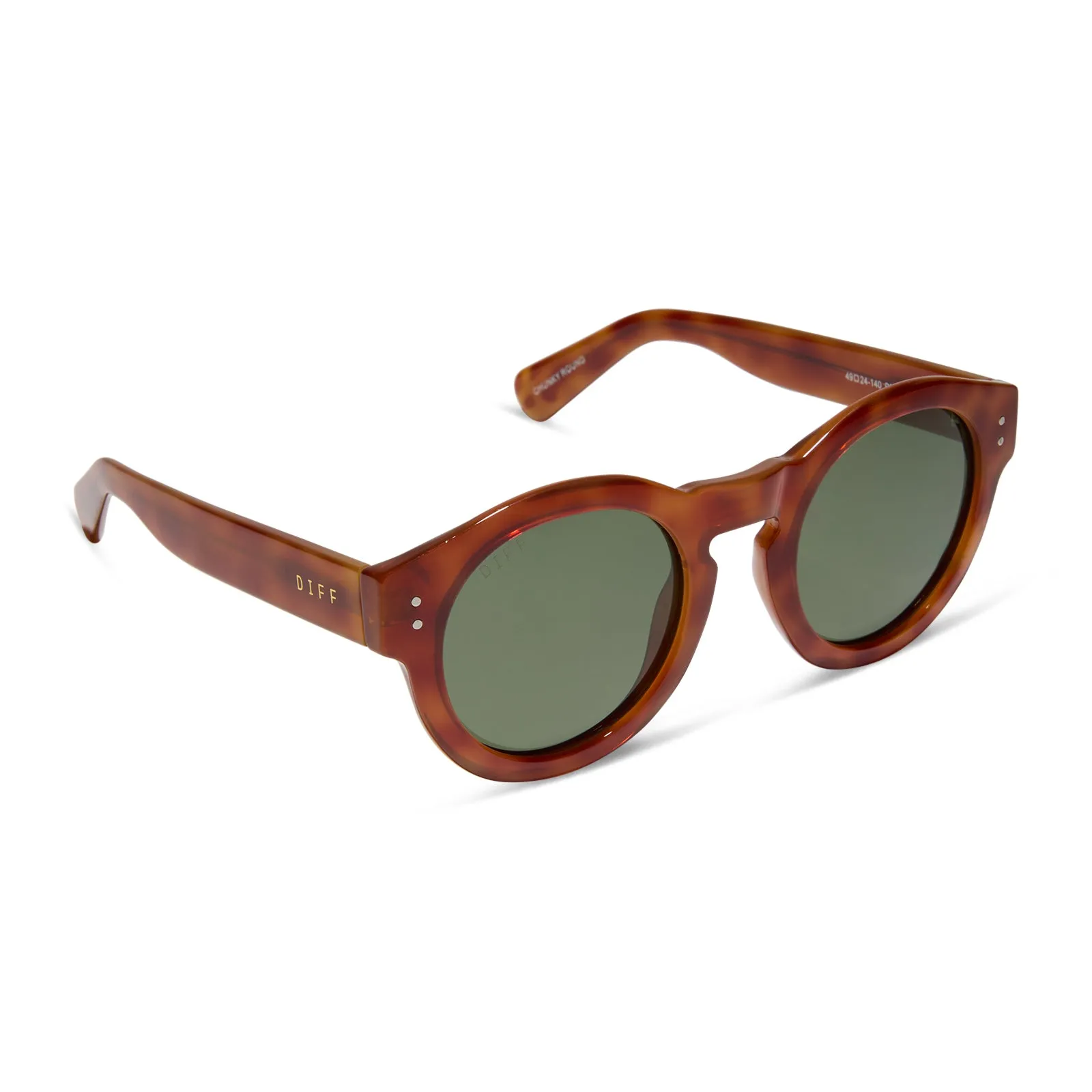 MADISON MEALY - NORA   HONEY TORTOISE   G15   POLARIZED SUNGLASSES