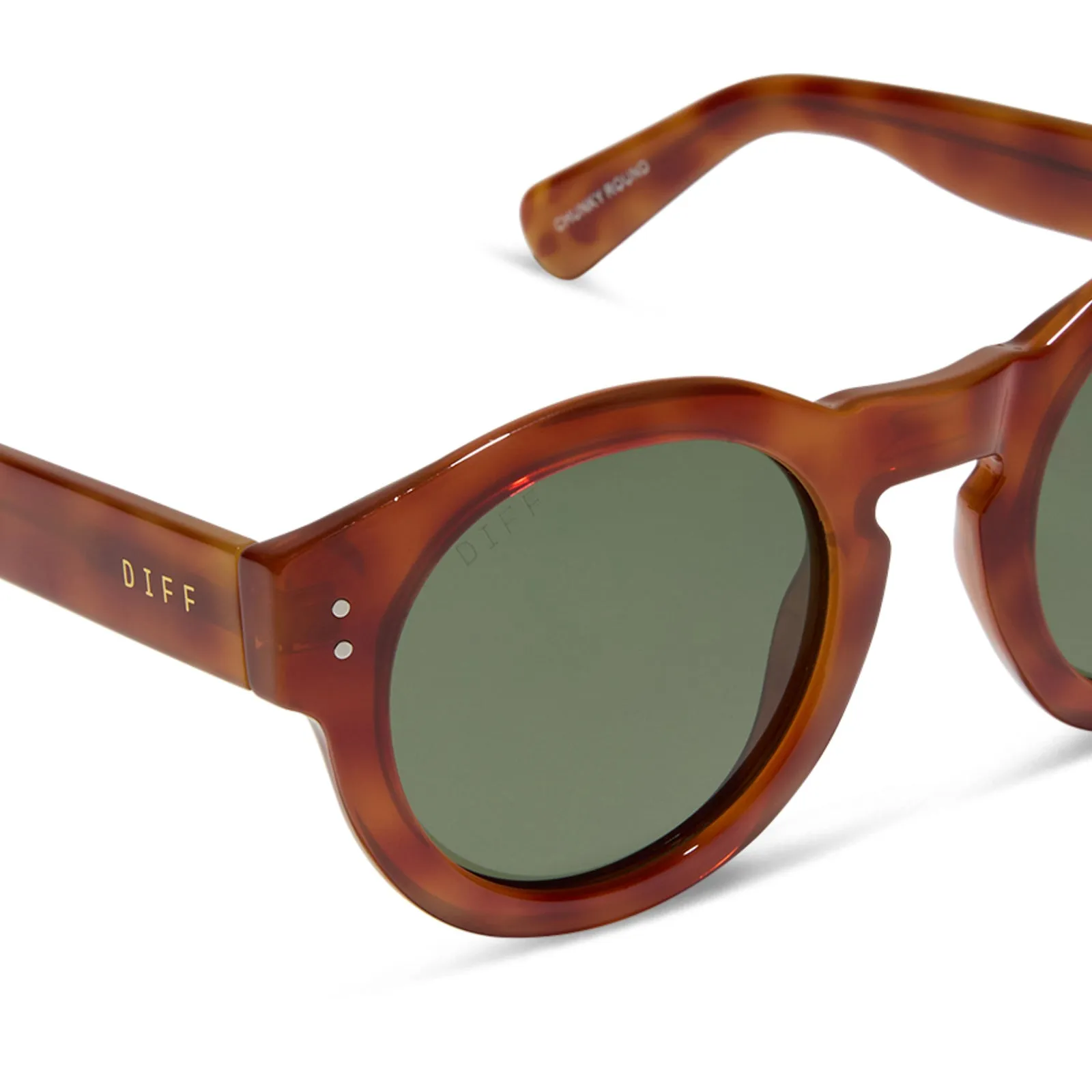 MADISON MEALY - NORA   HONEY TORTOISE   G15   POLARIZED SUNGLASSES