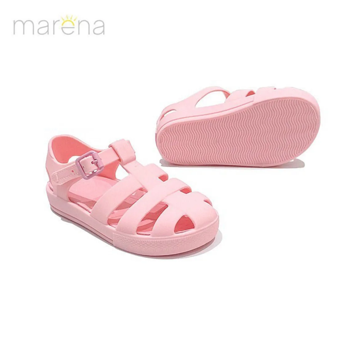 Marena Monaco Jelly Sandal - Matt Pink