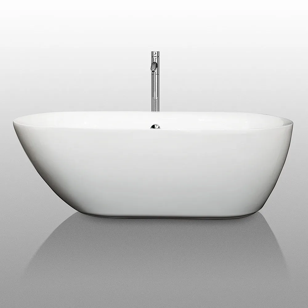 Melissa 65" Soaking Bathtub By Wyndham Collection