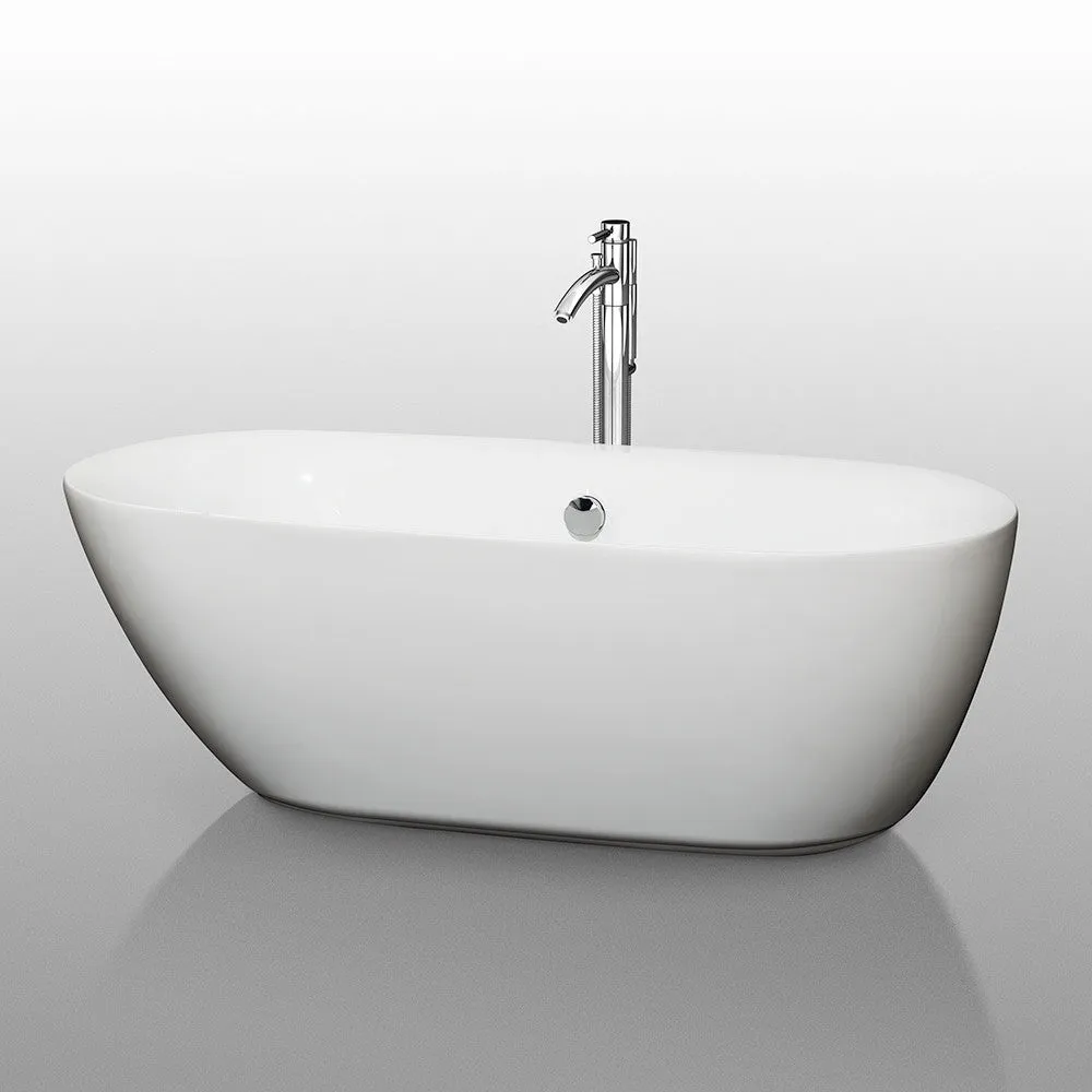 Melissa 65" Soaking Bathtub By Wyndham Collection