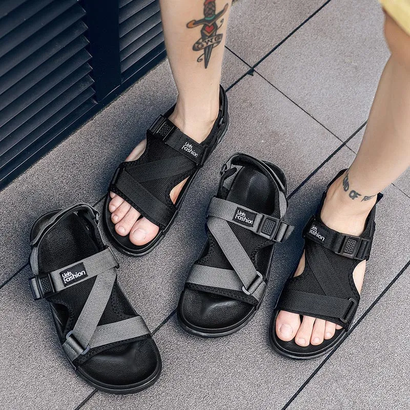 Men Sandals Gladiators Casual Roman Shoes Outside Breathable Mens Sandals Summer Comfortable Light Sandalias Hombre Plus Size 48