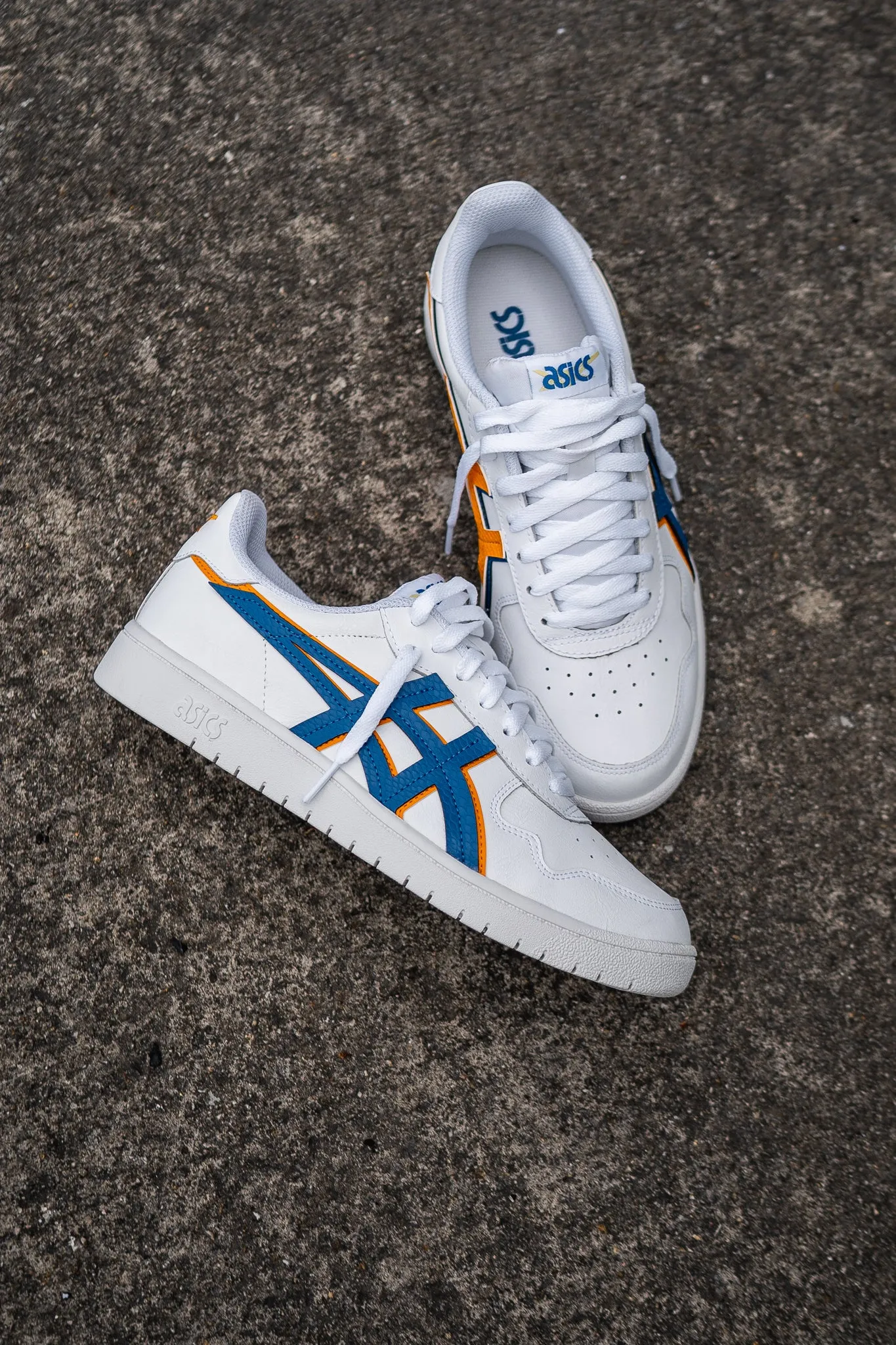 Mens Asics Japan S (Lake Blue/Citrus)