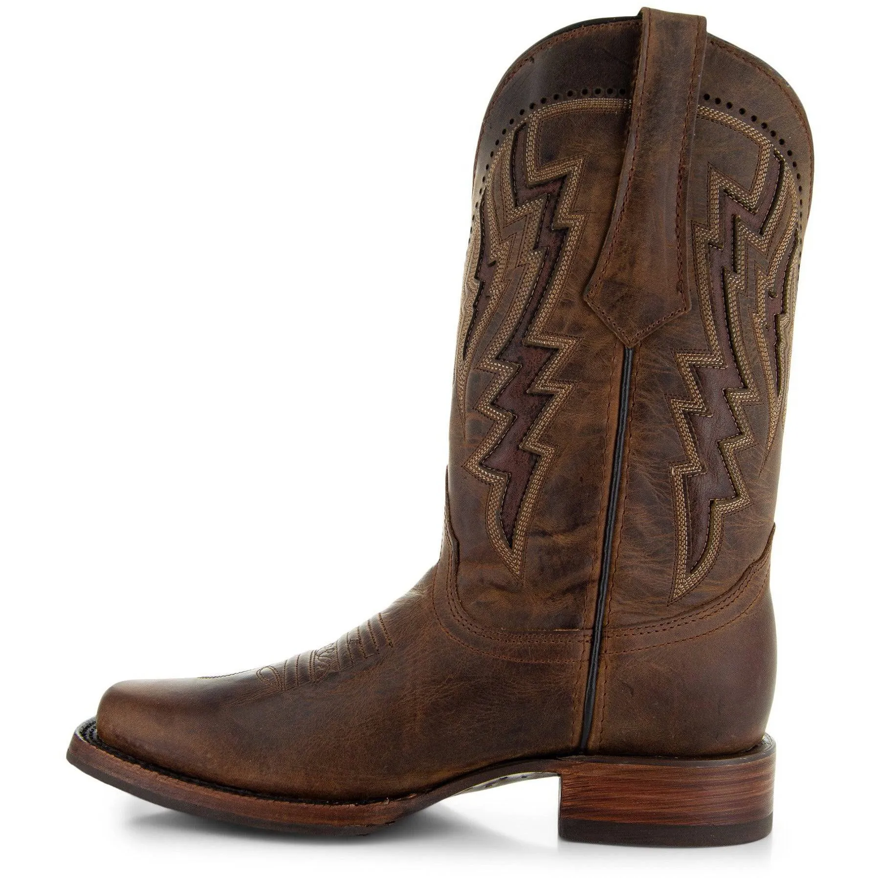 Men's Tan Square Toe Cowboy Boots | Tan Western Boots (H50027)