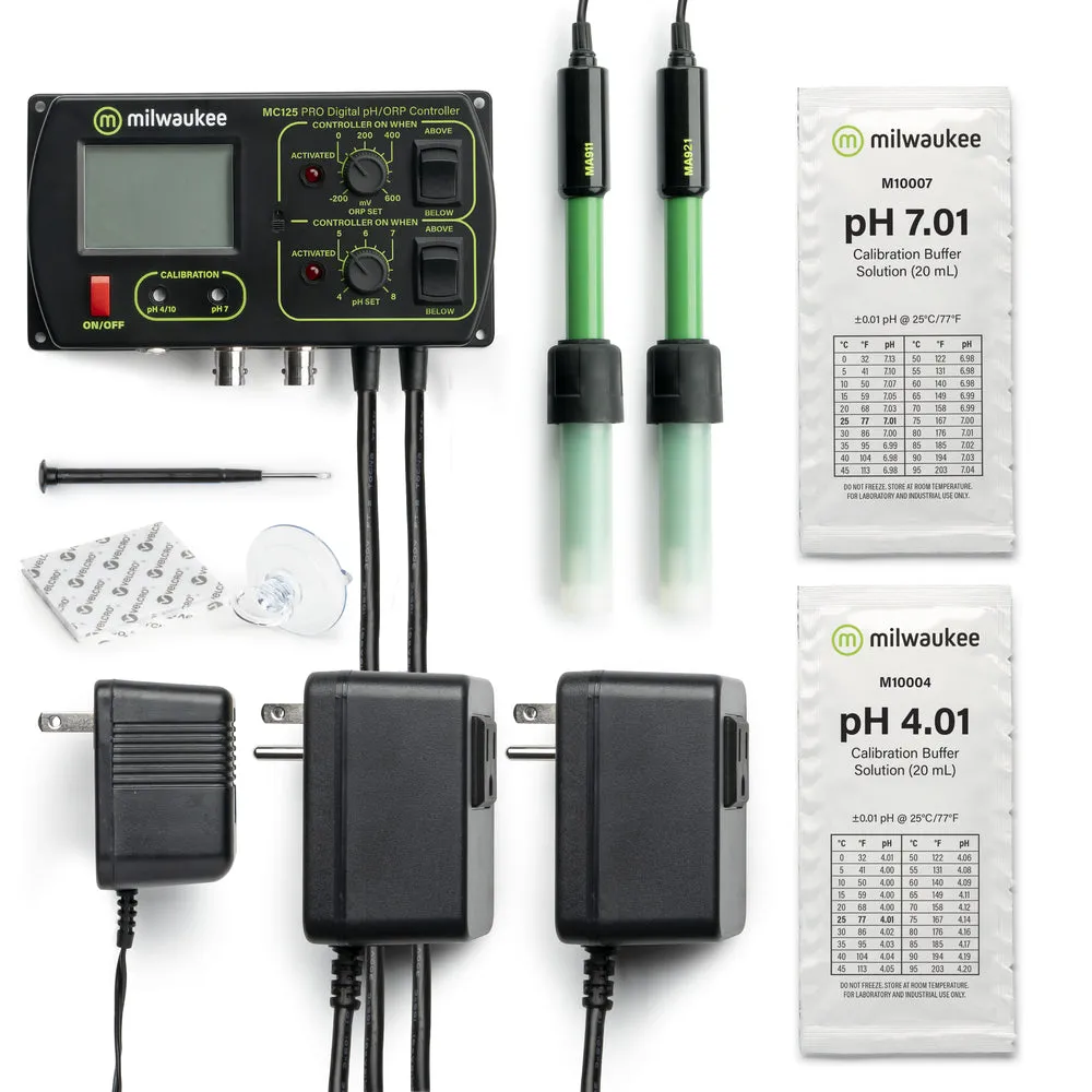 Milwaukee | MC125 PRO 2-in-1 Digital pH / ORP Controller