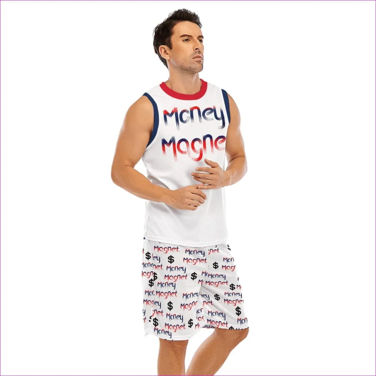 Money Magnet Men's Basketball Clothing Set