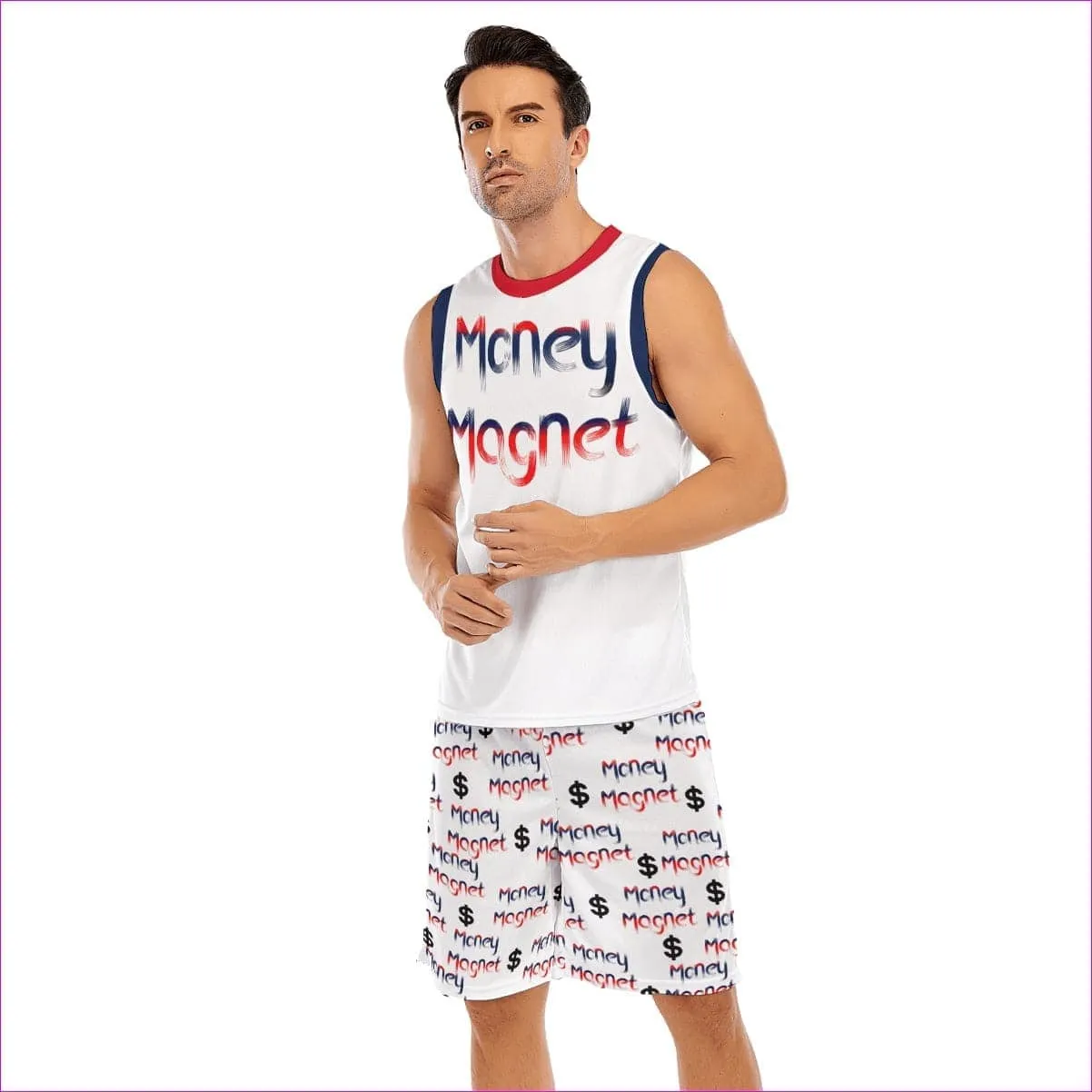 Money Magnet Men's Basketball Clothing Set