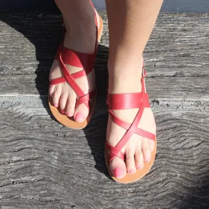 Myrto Sandals Red