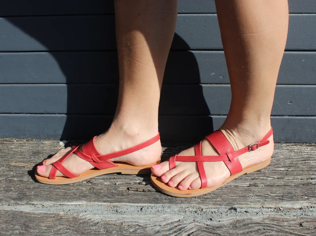 Myrto Sandals Red