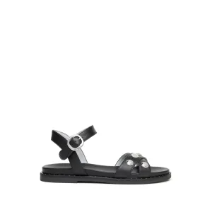 NeroGiardini Gladiator Sandal in Black