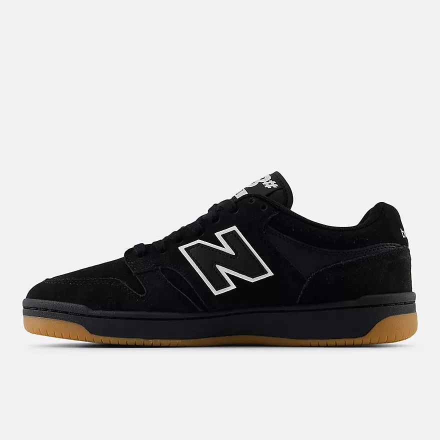 New Balance Numeric 480 Skateboard Shoes - Black With White