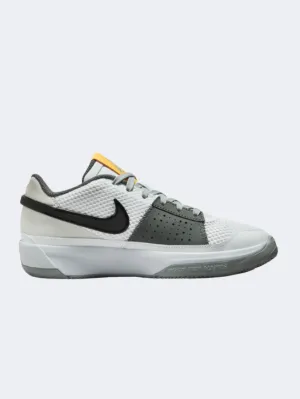 Nike Ja 1  Gs-Boys Basketball Basketball Shoes White/Black/Grey